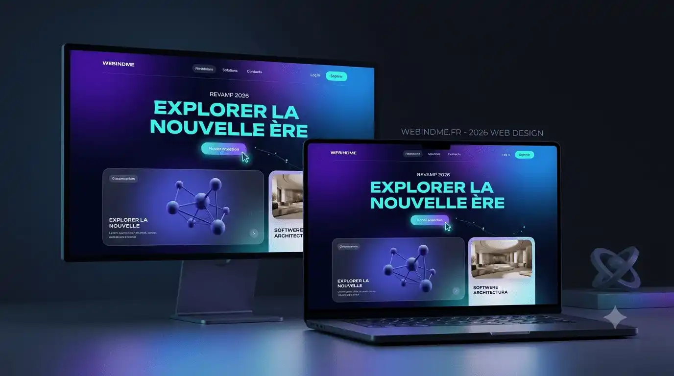 Tendances design web 2026